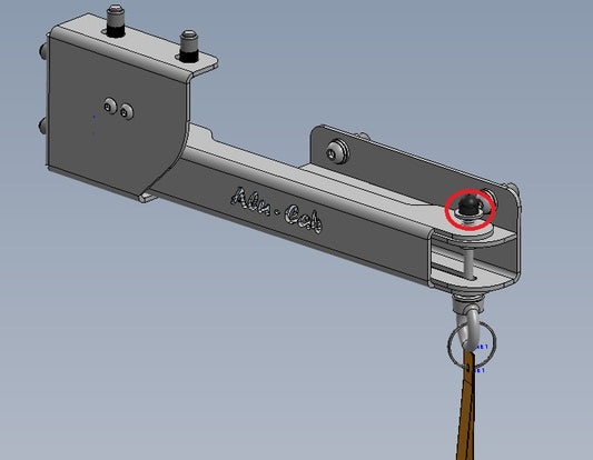 CANOPY CAMPER REAR DOOR SLIDE LOCK