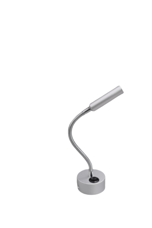 Interior Lights 12V 15 cm Gooseneck Reading Light [Silver] - Lumeno 384