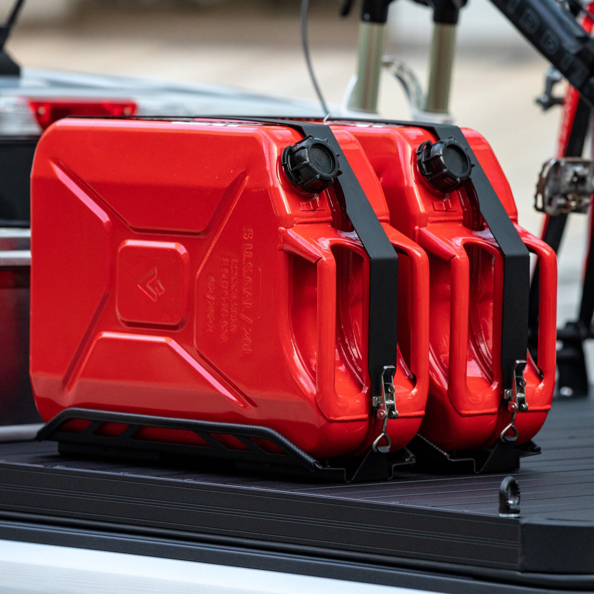 Single Jerry Can Holder - Roof Rack/Tourtop Mount