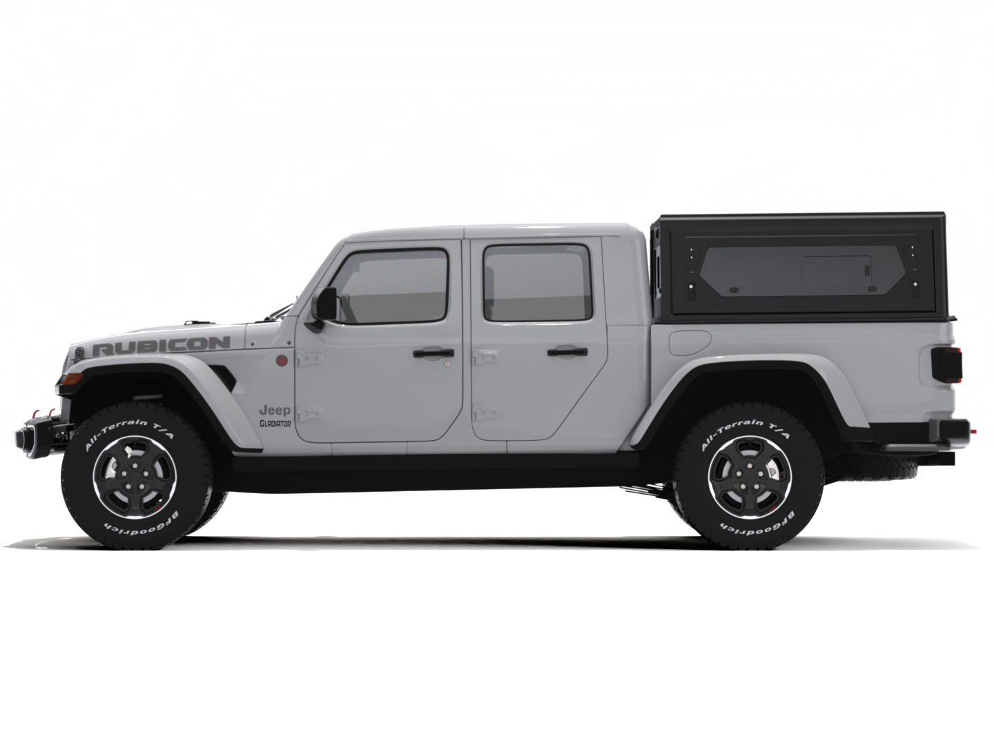 CONTOUR CANOPY - JEEP GLADIATOR - DC - BLACK - SIDE WINDOWS INCL