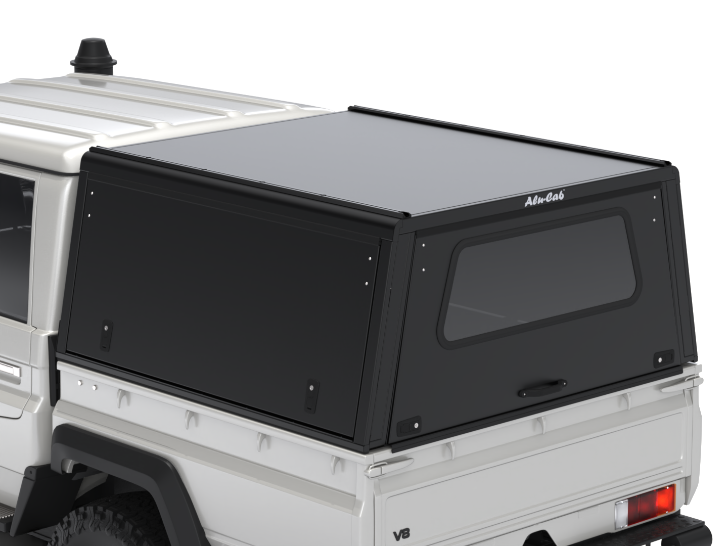 CANOPY - LAND CRUISER 70 DC BLACK SMOOTH FRD