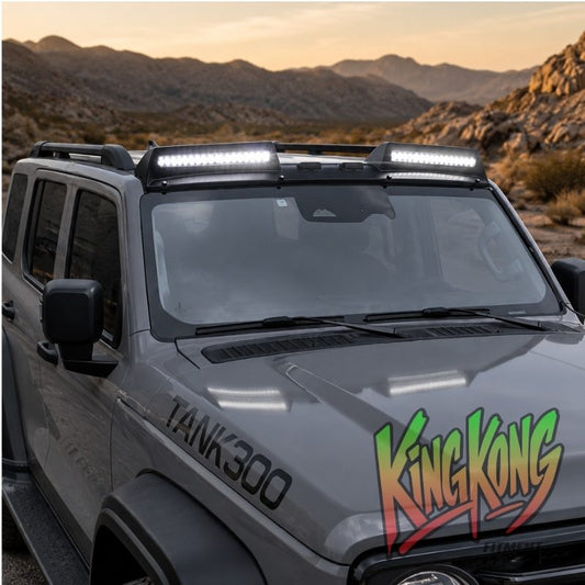 GWM TANK 300 BRABUS Front Roof Spoiler with LED Light