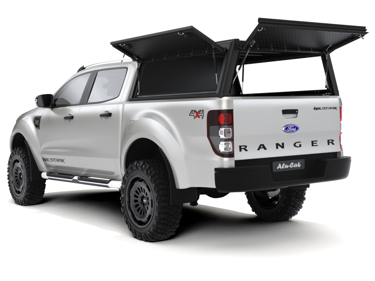 FORD RANGER T6 DC EXPLORER GUARD - BLACK TREAD FRD - ZERO WINDOWS