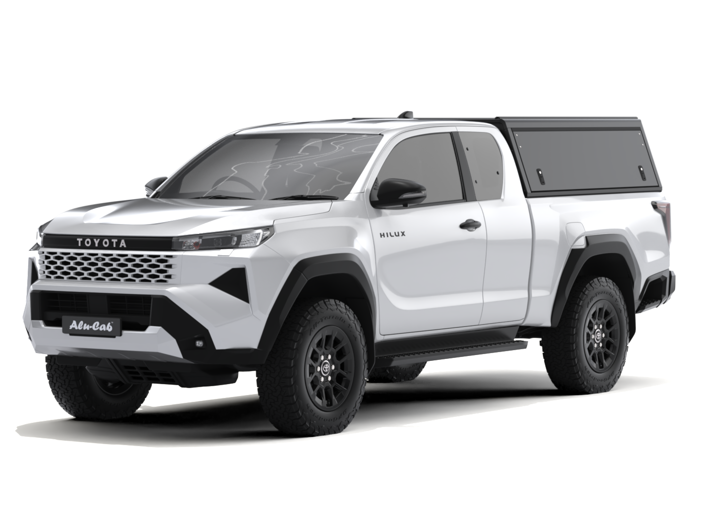 CANOPY - HILUX 26+ XC - BLACK SMOOTH FRD
