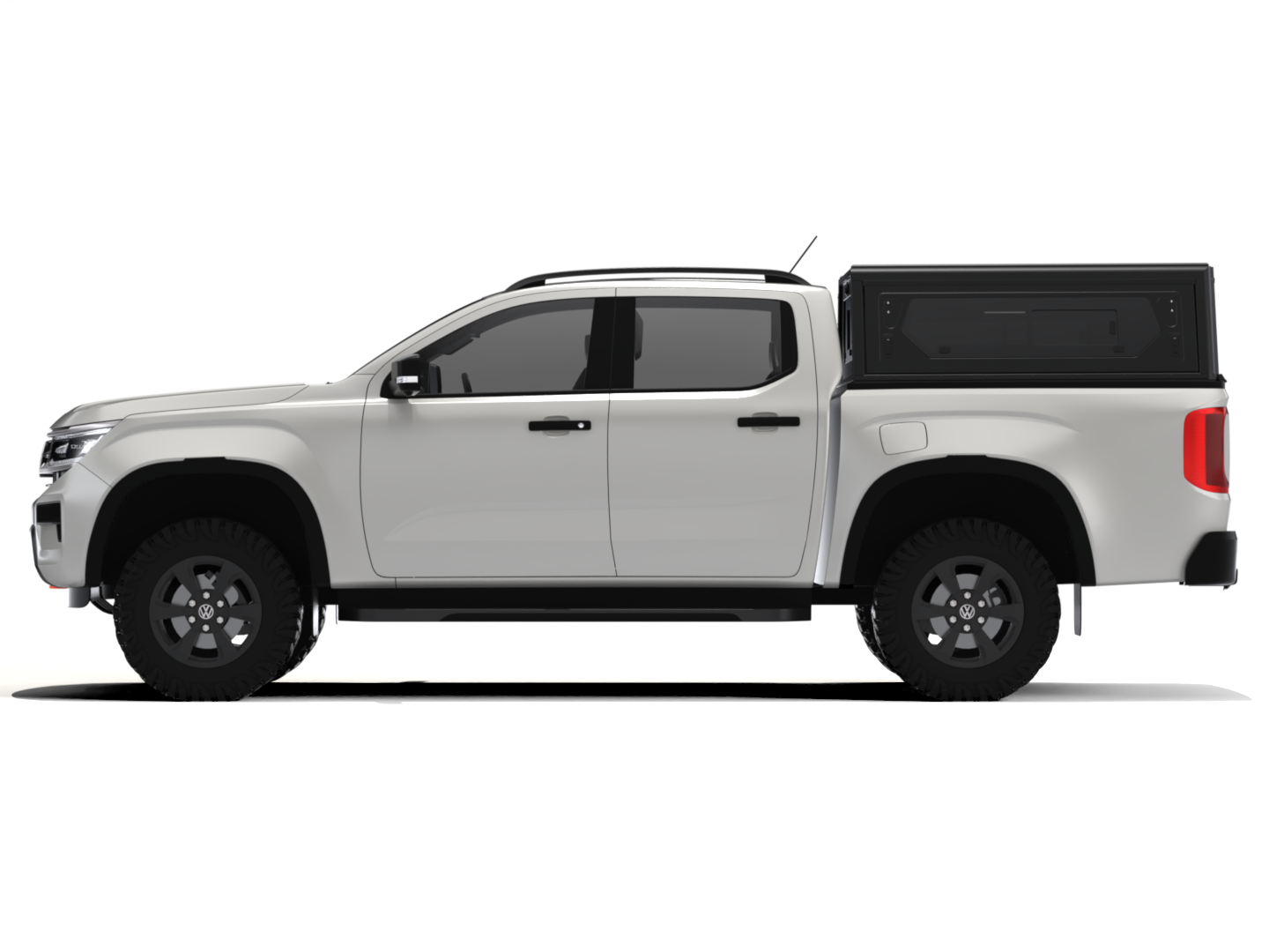 CONTOUR CANOPY - VW AMAROK 2023 - DC - BLACK - SIDE WINDOWS INCL