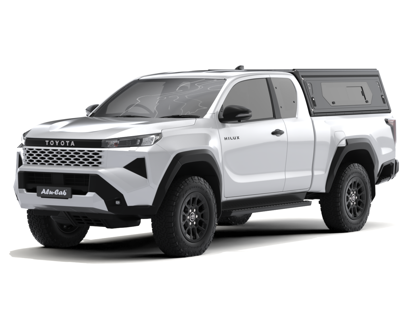 CONTOUR CANOPY - HILUX 26+ - XC - BLACK - SIDE WINDOWS INCL