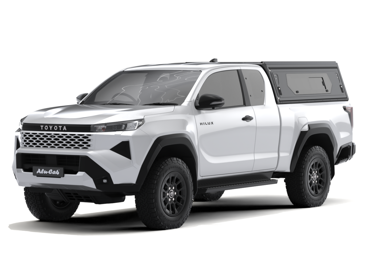 CONTOUR CANOPY - HILUX 26+ - XC - BLACK - SIDE WINDOWS INCL
