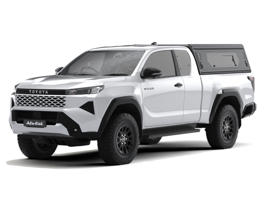CONTOUR CANOPY - HILUX 26+ - XC - BLACK - SIDE WINDOWS INCL