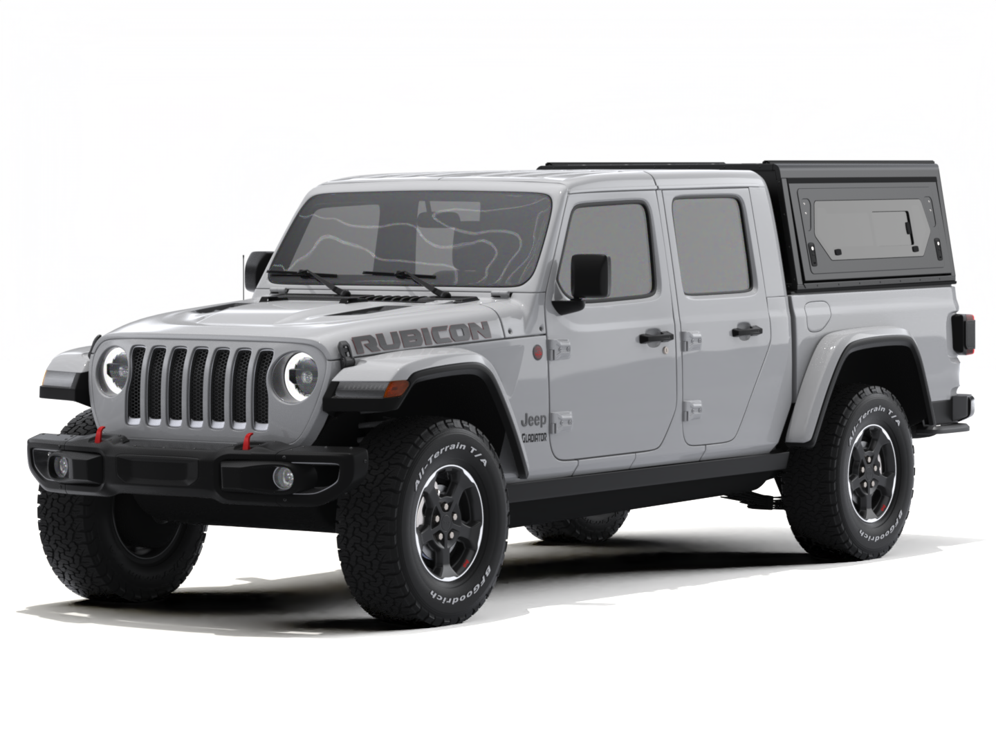 CONTOUR CANOPY - JEEP GLADIATOR - DC - BLACK - SIDE WINDOWS INCL