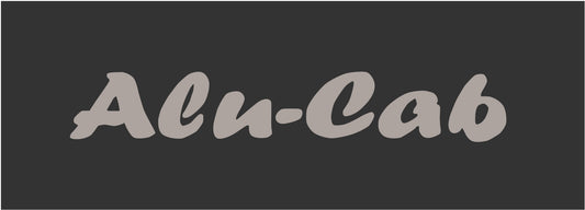 ALU-CAB SILVER STICKER