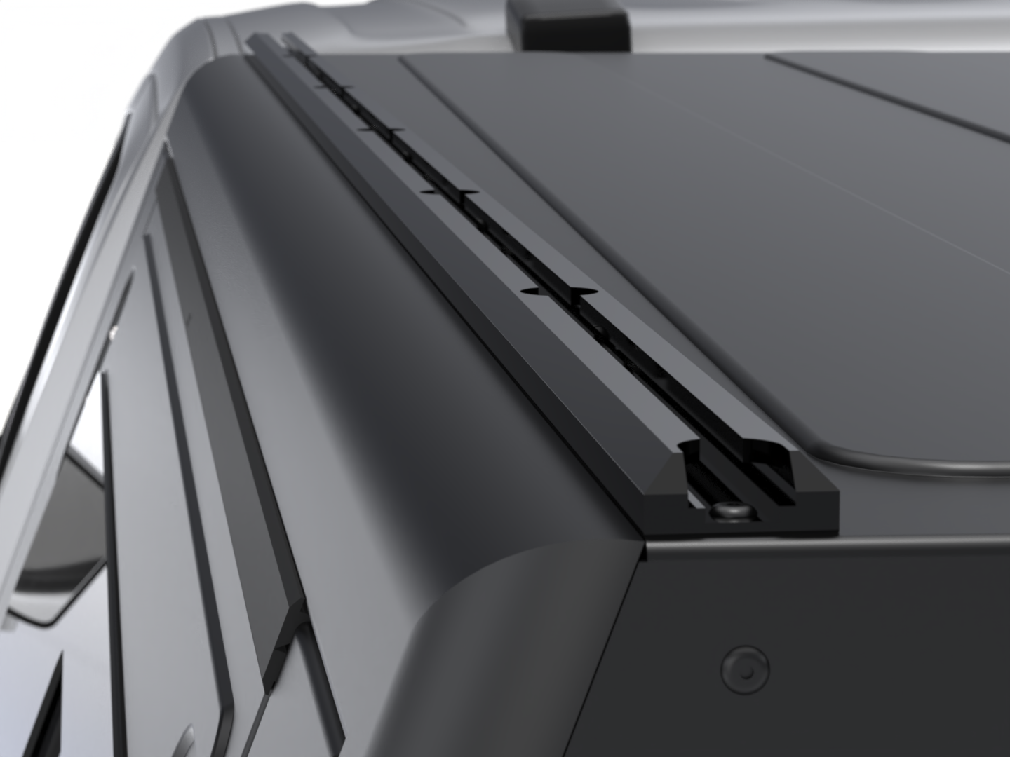 CONTOUR CANOPY - FORD F150 5.5 2021+ (9th Gen) - BLACK - SIDE WINDOWS INCL