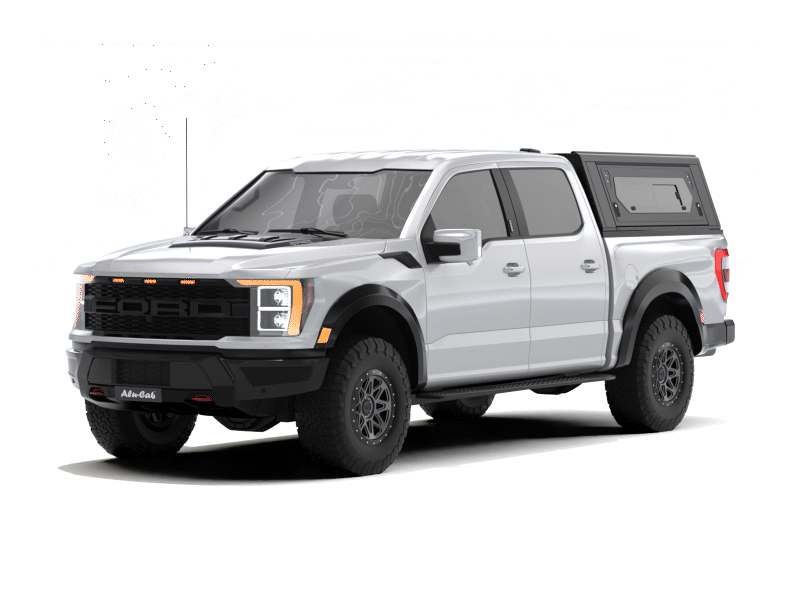 CONTOUR CANOPY - FORD F150 5.5 2021+ (9th Gen) - BLACK - SIDE WINDOWS INCL