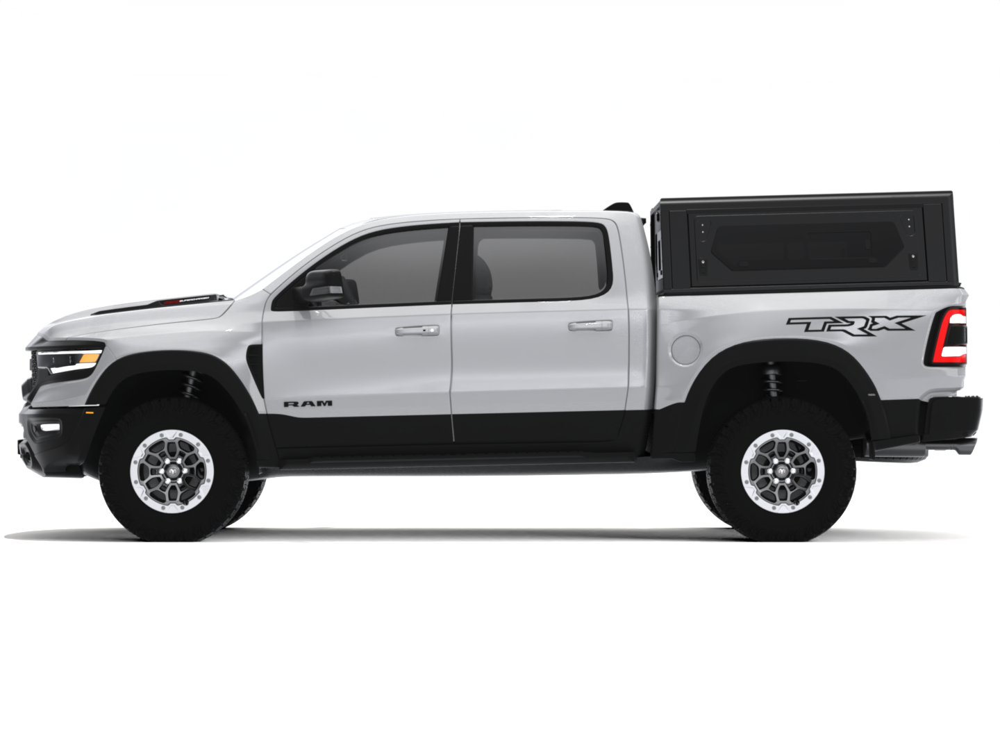 CONTOUR CANOPY - RAM 5.5 1500 2009-2018 (4th Gen) and 2019-Present (5th Gen) BLACK - SIDE WINDOWS INCL.