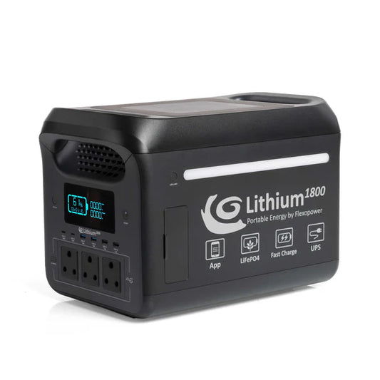 LITHIUM1800 PORTABLE POWER STATION - FLEXO POWER