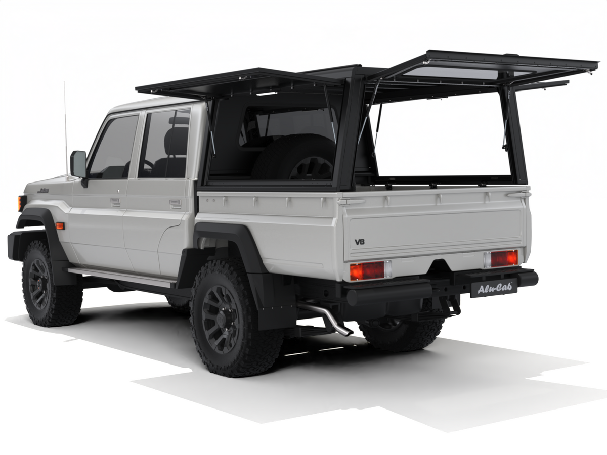 CANOPY - LAND CRUISER 70 DC BLACK SMOOTH FRD