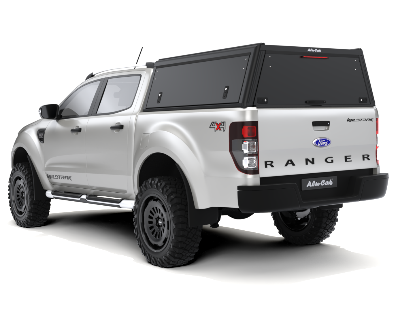 FORD RANGER T6 DC EXPLORER GUARD - BLACK SMOOTH FRD - ZERO WINDOWS