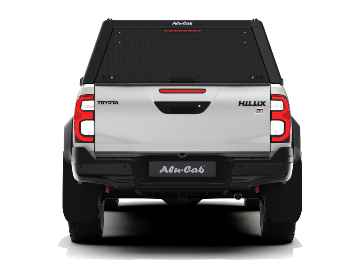 HILUX REVO DC EXPLORER GUARD - BLACK TREAD FRD - ZERO WINDOWS