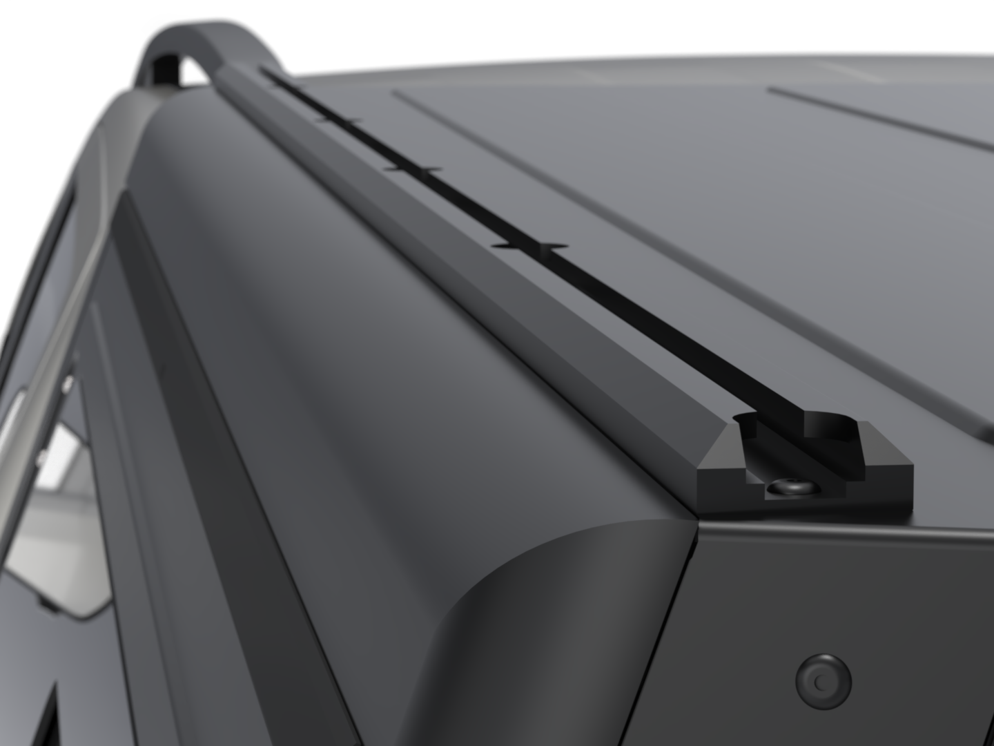 CONTOUR CANOPY - VW AMAROK 2023 - DC - BLACK - SIDE WINDOWS INCL