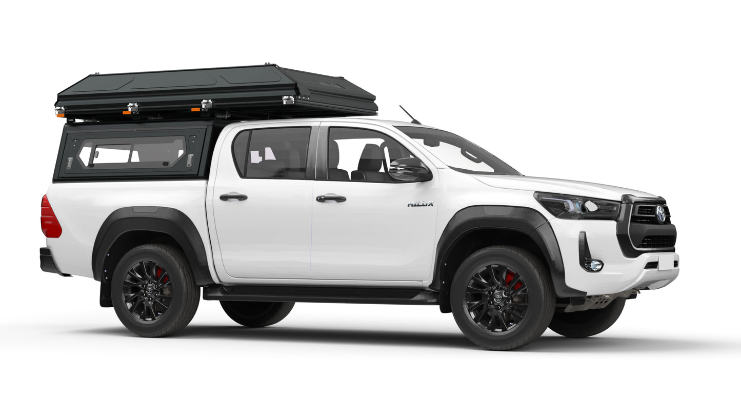 4 SLEEPER ROOFTOP TENT - BLACK
