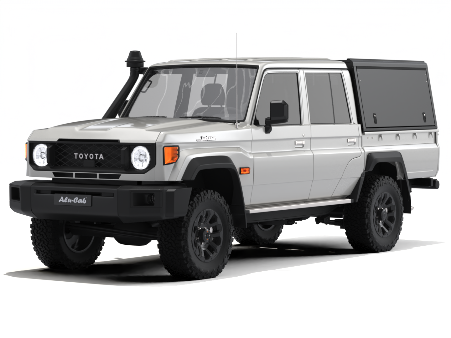 CANOPY - LAND CRUISER 70 DC BLACK SMOOTH FRD