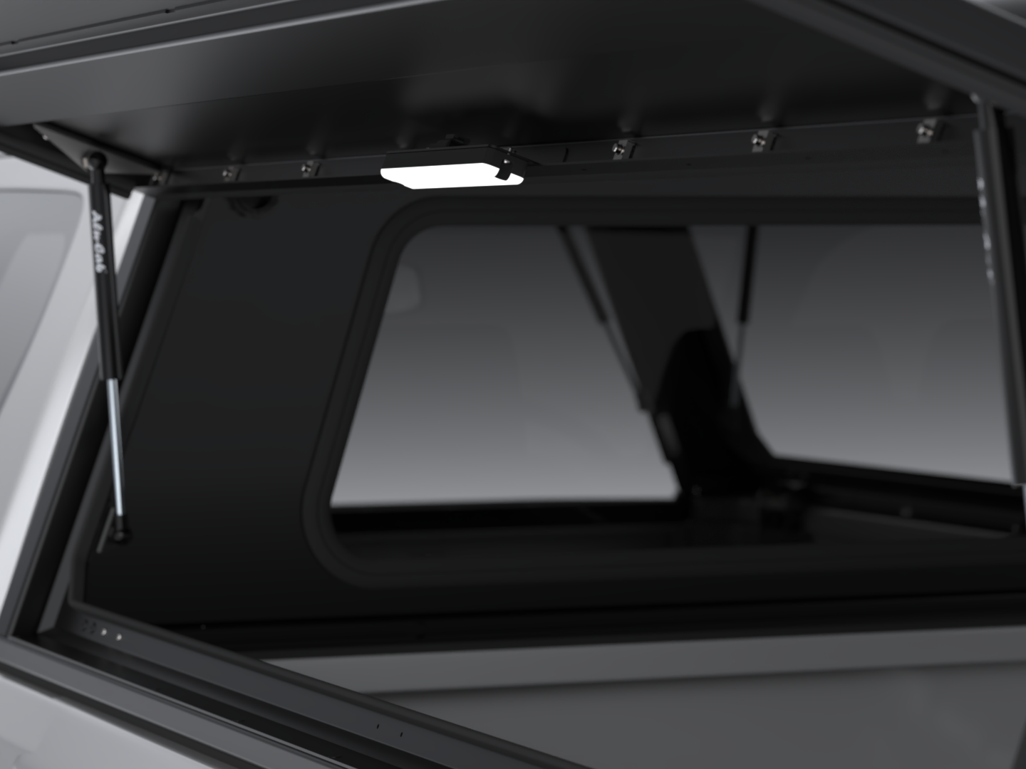 CANOPY - HILUX 26+ XC - BLACK SMOOTH FRD