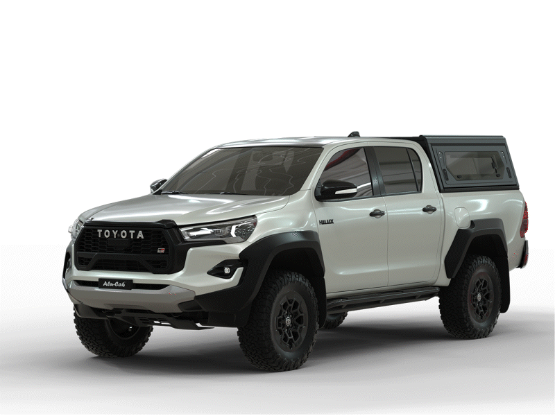 CONTOUR CANOPY - HILUX REVO 16+ - DC - BLACK