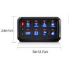 8 Way Switch Panel with Bluetooth - Affi SWITCHPANEL8-BT