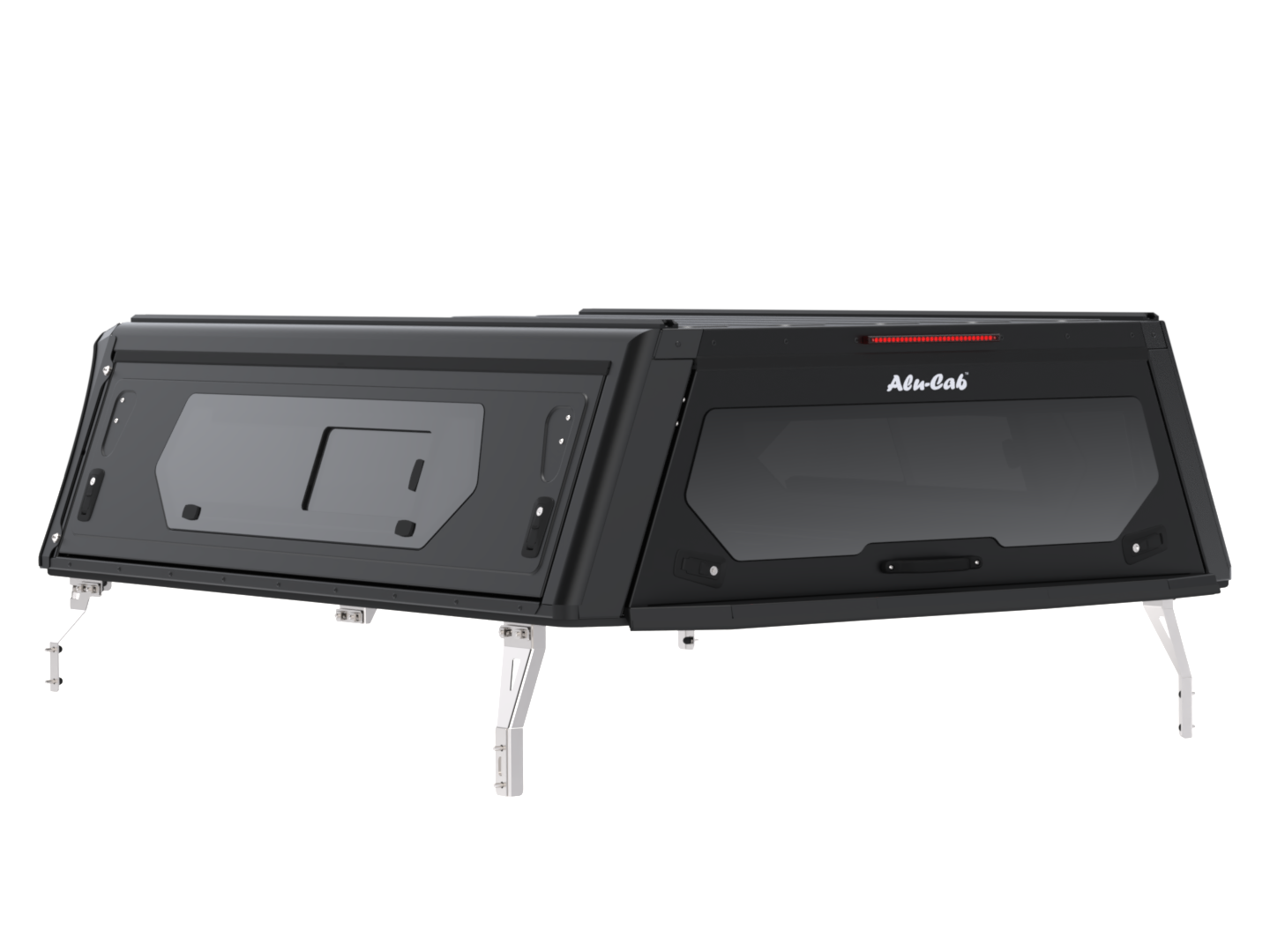 CONTOUR CANOPY - HILUX 26+ - XC - BLACK - SIDE WINDOWS INCL
