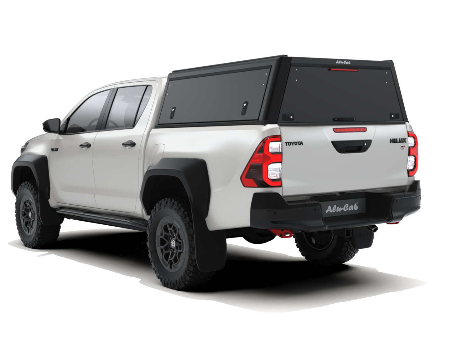 HILUX REVO DC EXPLORER GUARD - BLACK SMOOTH FRD - ZERO WINDOWS