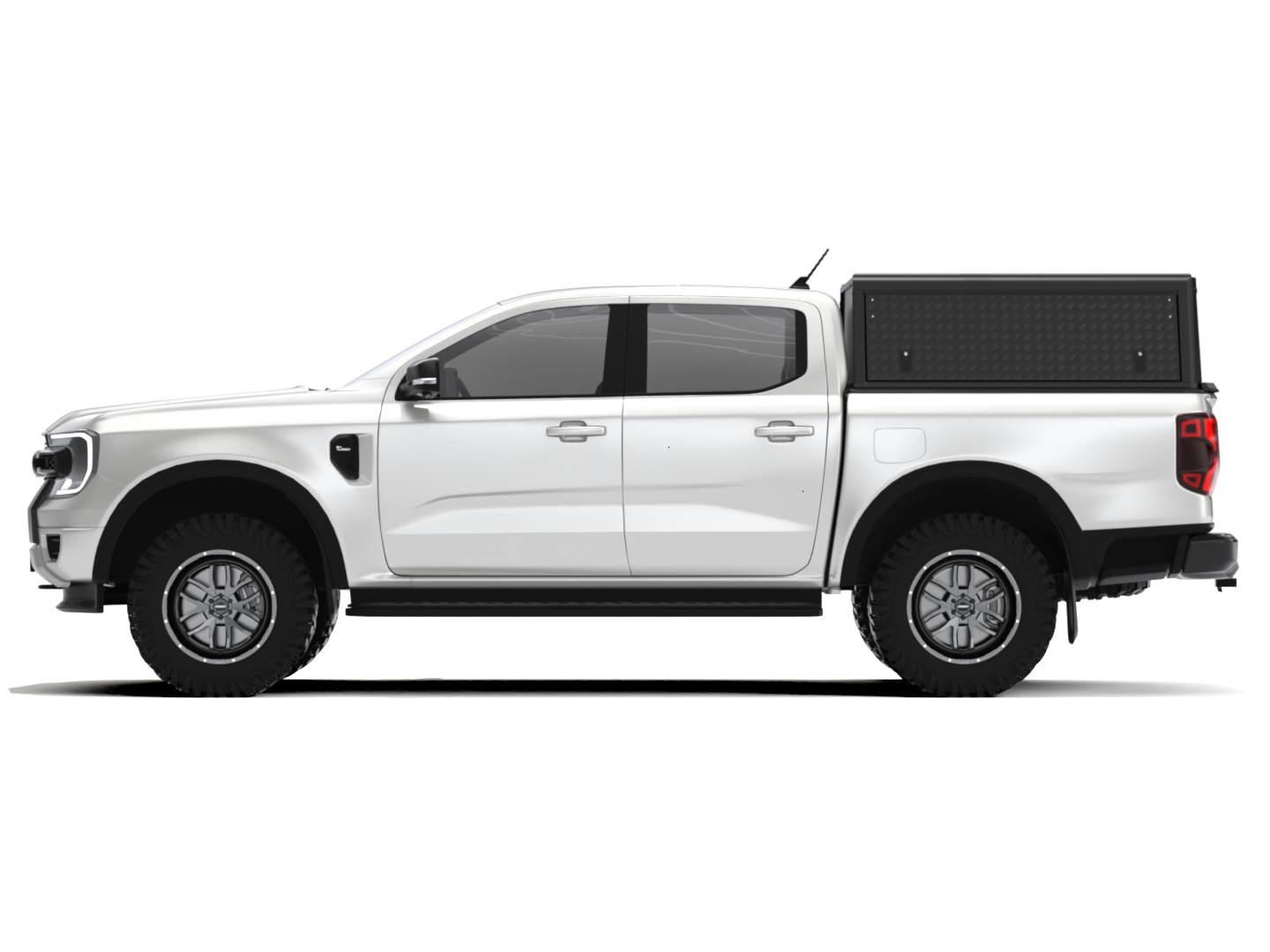 FORD RANGER DC 2022 EXPLORER GUARD - BLACK TREAD FRD - ZERO WINDOWS