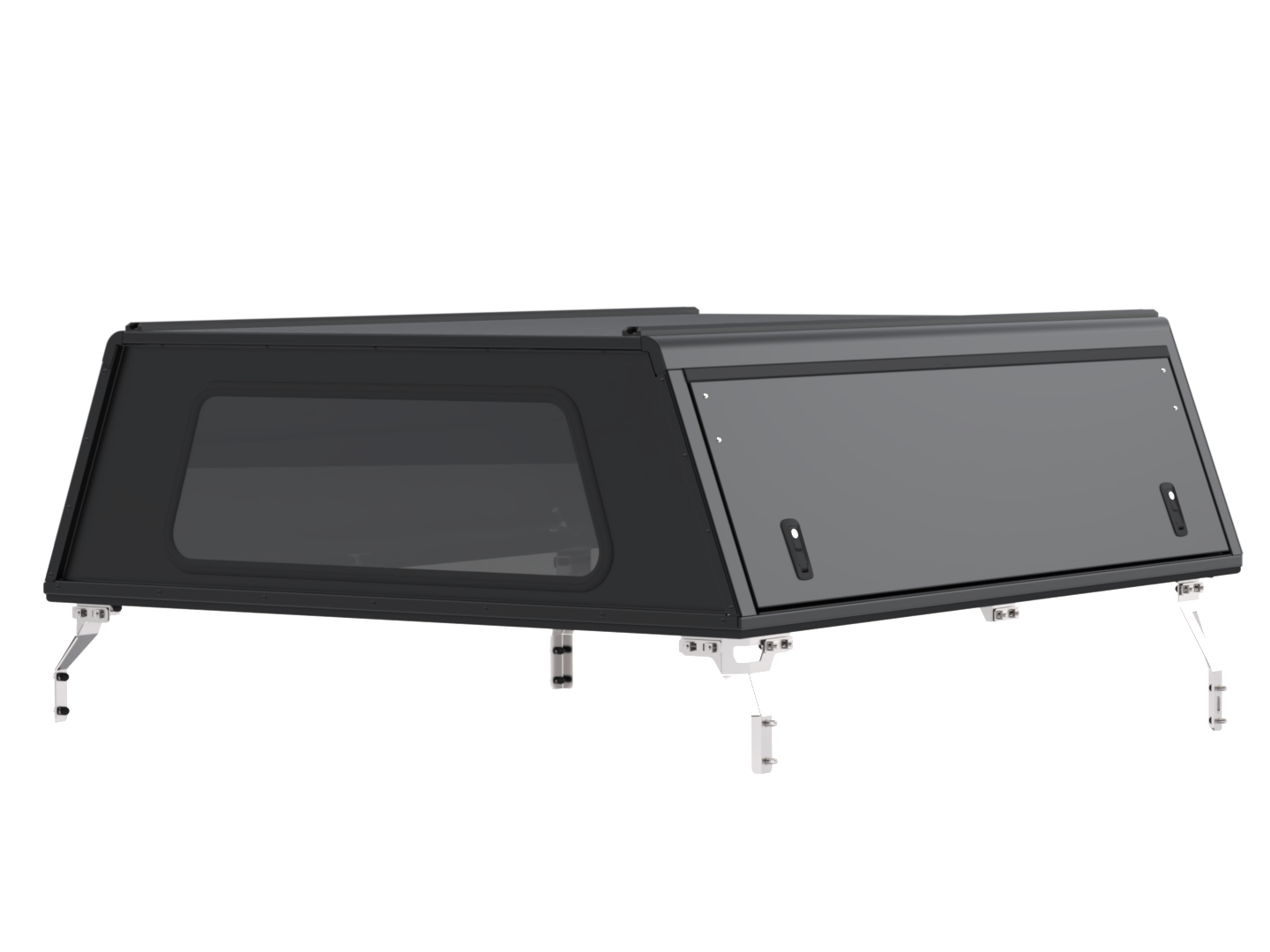 CANOPY - HILUX 26+ XC - BLACK SMOOTH FRD