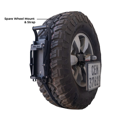 CAN CRUSHER - SPARE WHEEL MOUNT