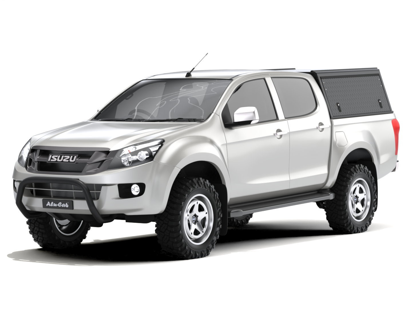 ISUZU KB (2013+) DC EXPLORER GUARD - BLACK TREAD FRD ZERO WINDOWS