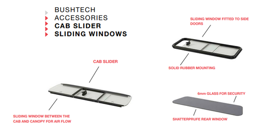 BushTech - Sliding Window Side Door [Left / Right Hand Side]