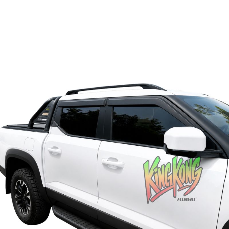 BYD Shark 6 Weather Shields | Matte Grain Wind Deflectors