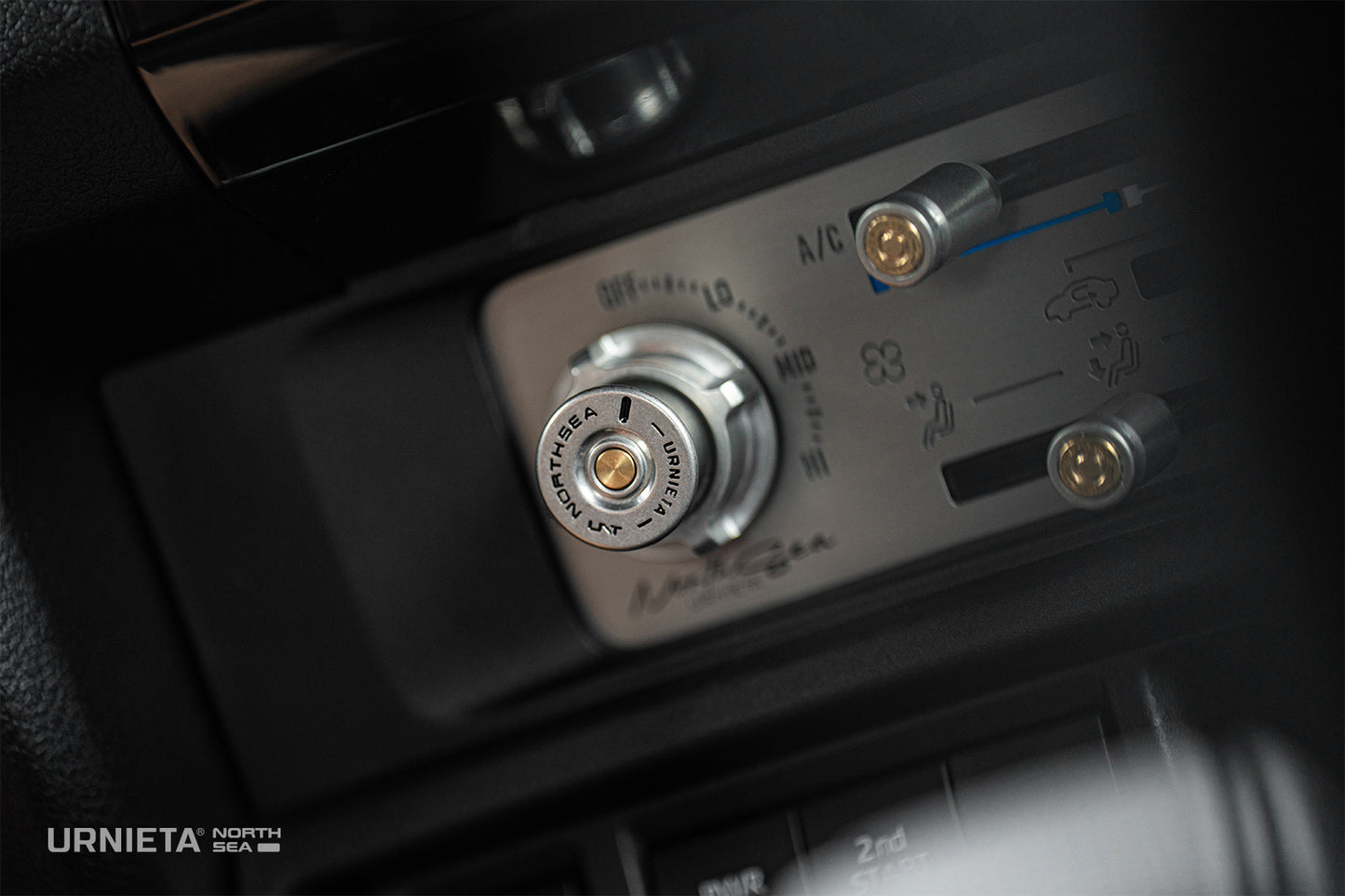 Urnieta Vintage A/C Control Panel - LC70 - Colour: Black
