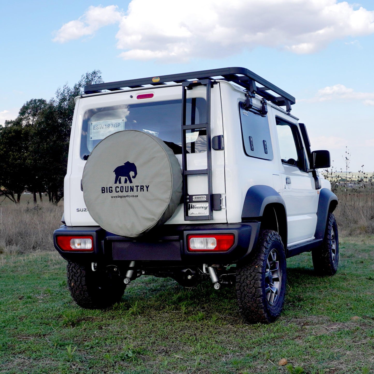Spare Wheel Cover - Suzuki Jimny 2018+ - Colour: Black