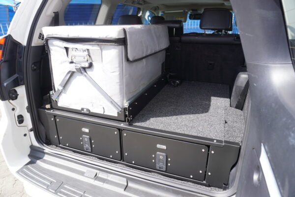 Twin Drawer – Toyota Prado 150 - Mount: floor-mount