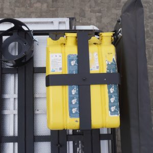 Double Jerry Can Holder - Roof Rack/Tourtop Mount