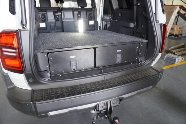 Twin Drawer – Toyota Prado 250 - Mount: floor-mount