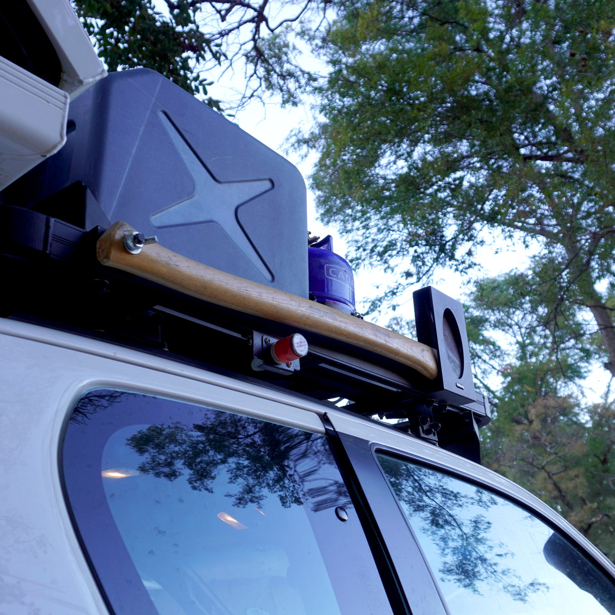 Axe Bracket - Roof Rack Mount (BC-50mm Side Rail)