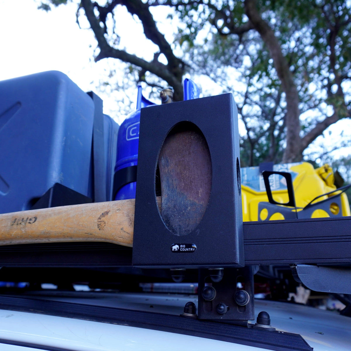Axe Bracket - Roof Rack Mount (BC-50mm Side Rail)