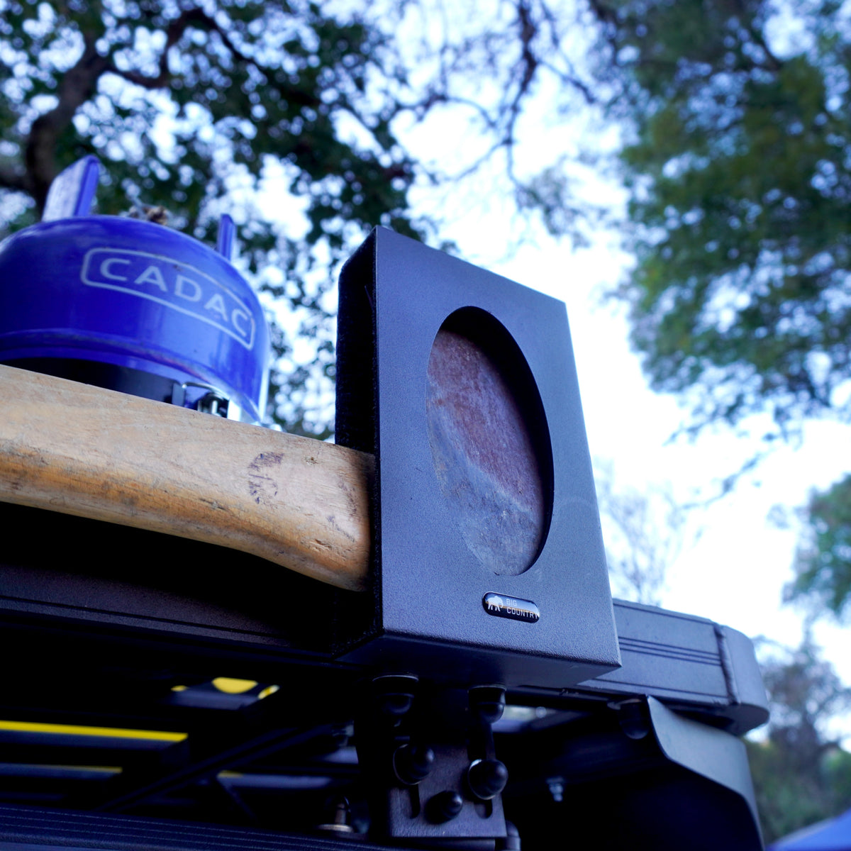 Axe Bracket - Roof Rack Mount (BC-50mm Side Rail)