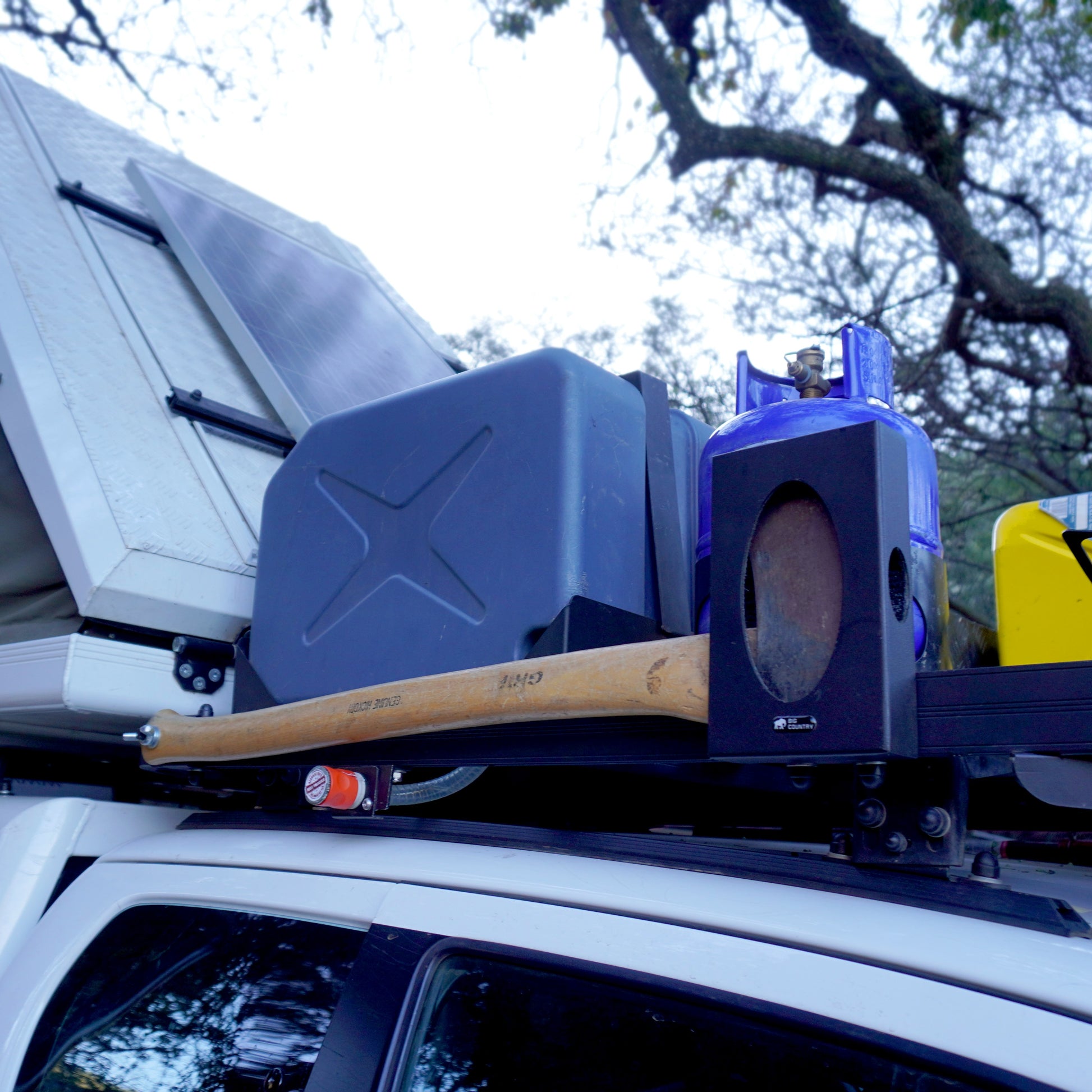 Axe Bracket - Roof Rack Mount (BC-50mm Side Rail)