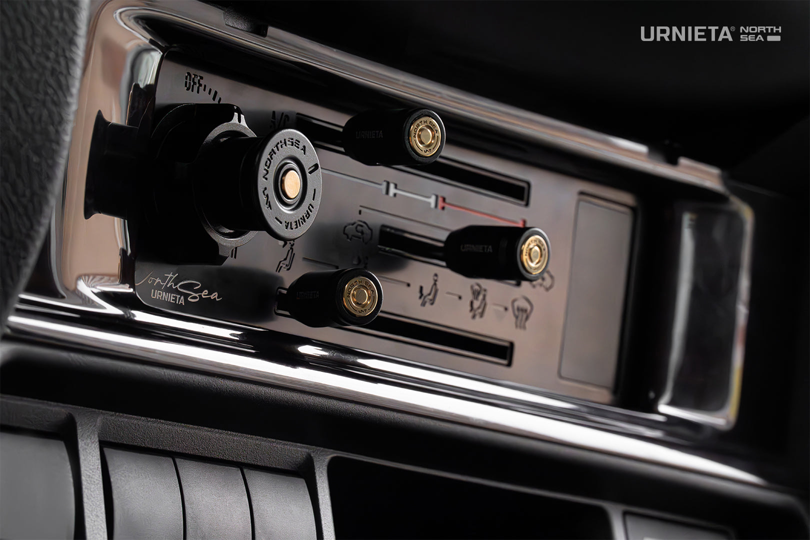 Urnieta Vintage A/C Control Panel - LC70 - Colour: Black