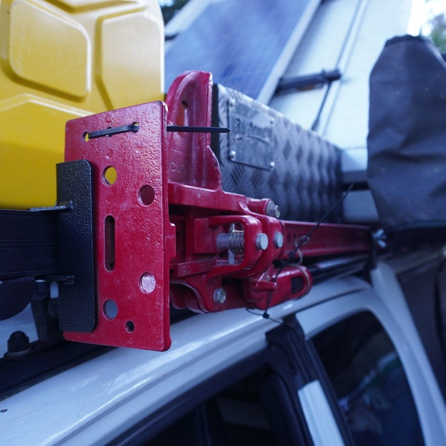 Hi-Lift Jack Bracket - Roof Rack Side Rail Mount