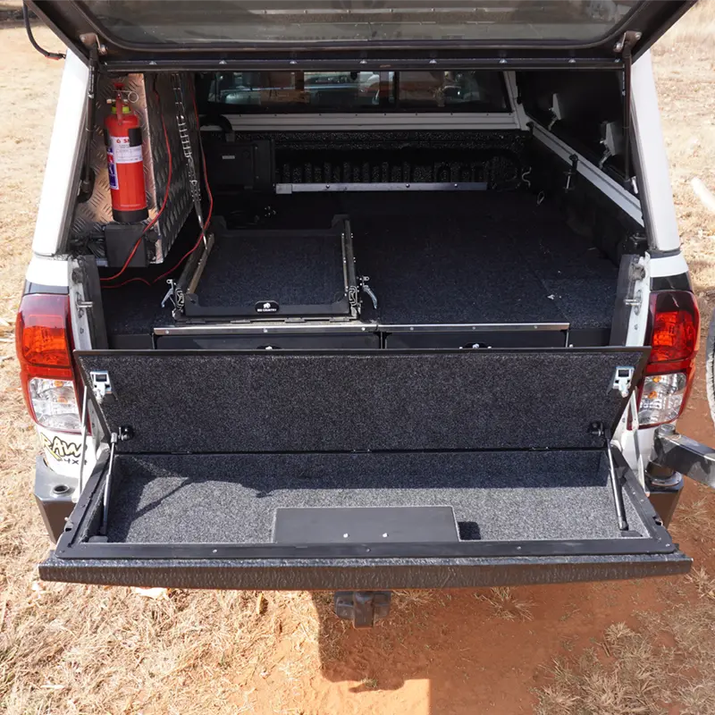 Tailgate Storage – Toyota Hilux Revo GD6 (models w/o central locking tailgates)