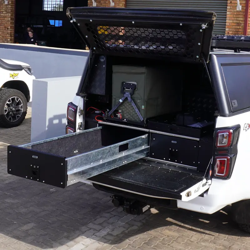 Zambezi Twin Drawer – Isuzu D-Max Gen7 Double Cab (2023+) - Cab Size: Extra Cab