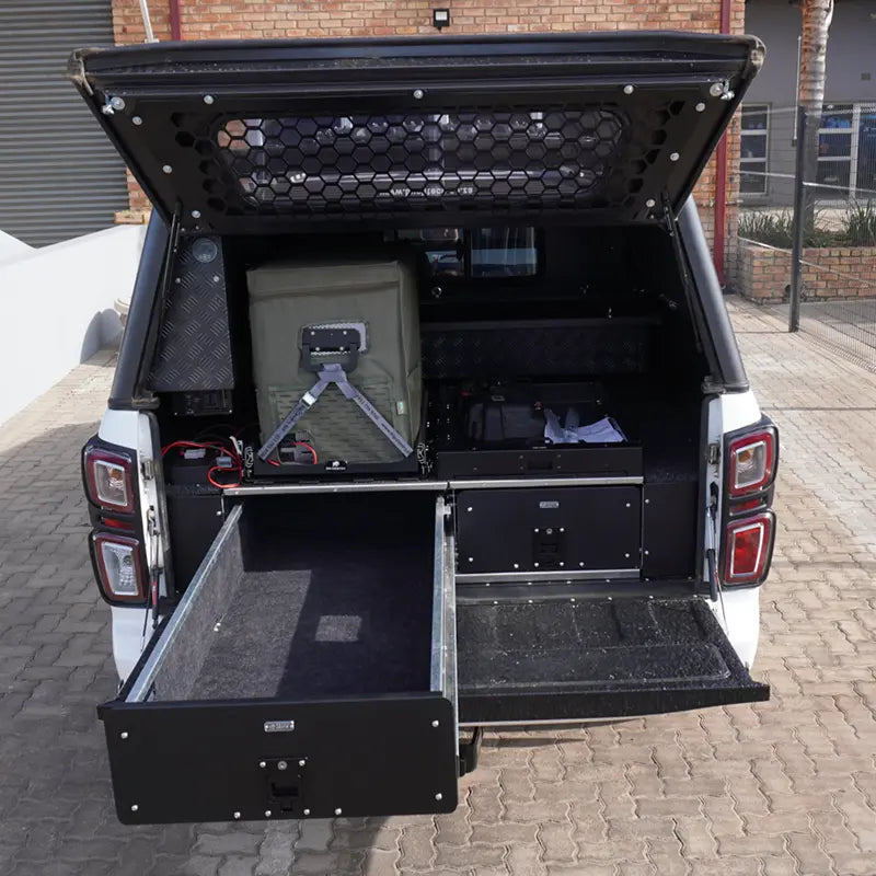 Zambezi Twin Drawer – Isuzu D-Max Gen7 Double Cab (2023+) - Cab Size: Extra Cab