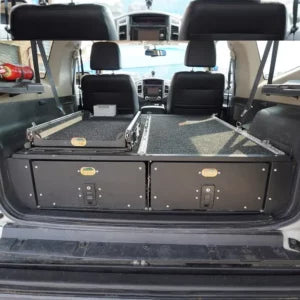 Twin Drawer – Mitsubishi Pajero SWB (LB Hole Access)